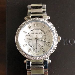 Silver Michael Kors watch